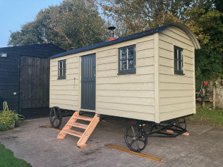 shepherds hut - outside